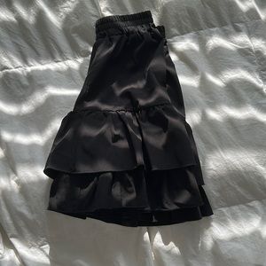 black skirt idk where it’s from